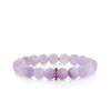 Gold & Amethyst Rondelle on Lavender Amethyst