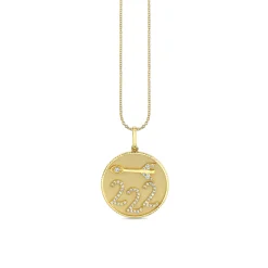 Gold & Diamond 222 Angel Number Charm