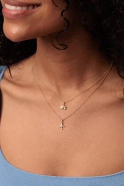 Gold & Diamond Airplane Charm