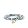 Gold & Diamond Arrow Through Heart on African Opal