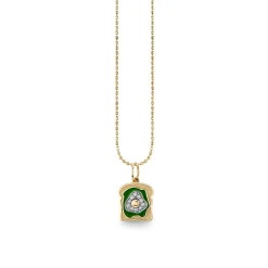 Gold & Diamond Avocado Toast Charm