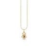 Gold & Diamond Baby Robot Charm