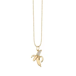 Gold & Diamond Banana Charm
