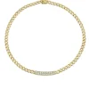 Gold & Diamond Bar Necklace