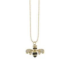 Gold & Diamond Bee Charm