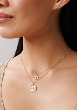 Gold & Diamond Bee Coin Charm
