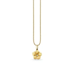 Gold & Diamond Begonia Charm