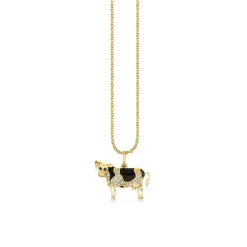 Gold & Diamond Bessie Cow Charm