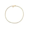 Gold & Diamond Bezel Chain Bracelet