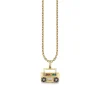 Gold & Diamond Boombox Charm
