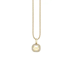 Gold & Diamond Butterfly Open Icon Charm