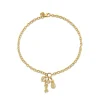 Gold & Diamond Cali Love Anklet