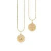 Gold & Diamond Cancer Zodiac Medallion