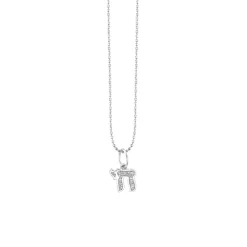 Gold & Diamond Chai Charm