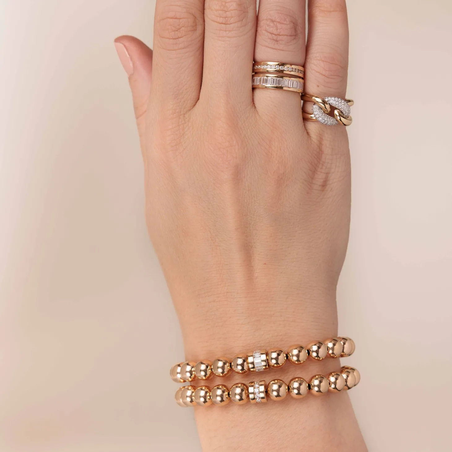 Gold & Diamond Channel Set Eternity Ring