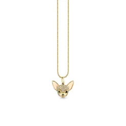 Gold & Diamond Chihuahua Charm