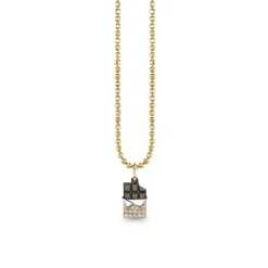 Gold & Diamond Chocolate Bar Charm