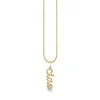 Gold & Diamond Ciao Script Charm