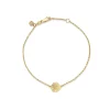 Gold & Diamond Clam Shell Bracelet