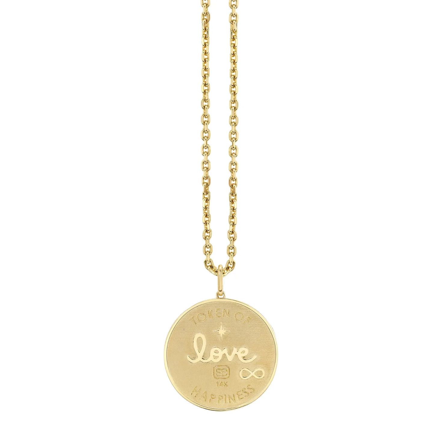 Gold & Diamond Cloud 9 Coin Charm