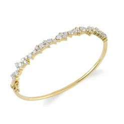 Gold & Diamond Cocktail Bangle
