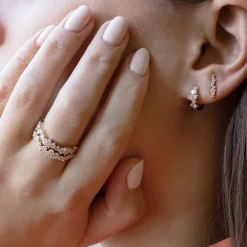 Gold & Diamond Cocktail Eternity Ring