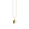 Gold & Diamond Coffee Cup Charm