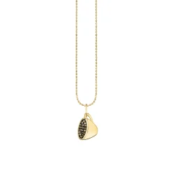 Gold & Diamond Coffee Cup Charm