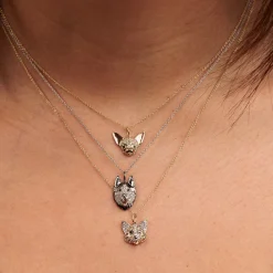 Gold & Diamond Corgi Charm