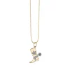 Gold & Diamond Cowboy Boot Charm