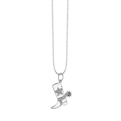 Gold & Diamond Cowboy Boot Charm