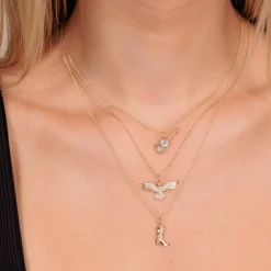Gold & Diamond Cowgirl Boot Charm