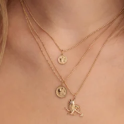 Gold & Diamond Cupid Charm