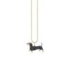 Gold & Diamond Dachshund Charm