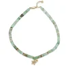 Gold & Diamond Double Plumeria Aquaprase Anklet