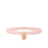 Gold & Diamond Enamel Heart on Grapolite
