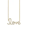Gold & Diamond Extra Large Love Necklace