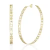 Gold & Diamond Extra Large Icon Hoops