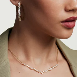 Gold & Diamond Extra Large Cocktail Hoops