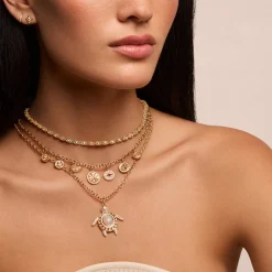 Gold & Diamond Extra Large Turtle Charm
