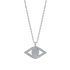 Gold & Diamond Extra Large Eye Charm