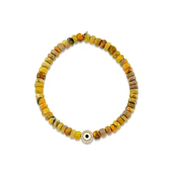 Gold & Diamond Eye on Bumble Bee Jasper
