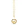 Gold & Diamond Fish Bowl Charm