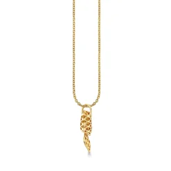 Gold & Diamond Fishnet Bow Charm