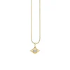 Gold & Diamond Floating Marquise Eye Charm