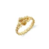 Gold & Diamond Flower Cluster Ring