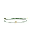 Gold & Diamond Fluted Cord Bracelet