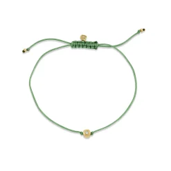 Gold & Diamond Fluted Cord Bracelet