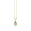 Gold & Diamond Ghost Charm