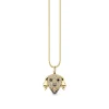 Gold & Diamond Golden Retriever Charm